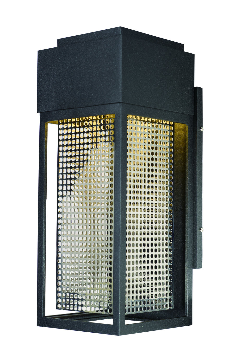 Maxim Lighting Townhouse 12-in H Galaxy Black/Stainless Steel Dark Sky LED Outdoor Wall Light