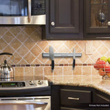 16. in. Stainless Magnetic Aluminum Bar Storage Strip