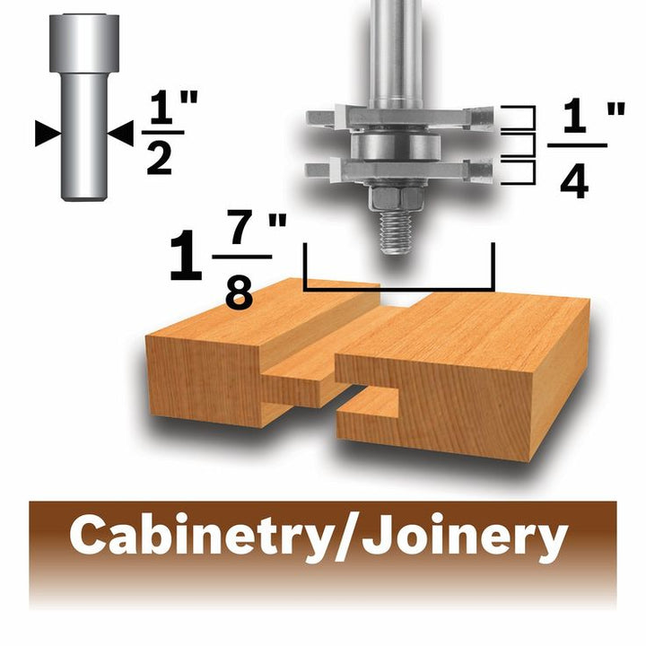 Bosch 1-7/8-in Carbide-Tipped Tongue and Groove Router Bit