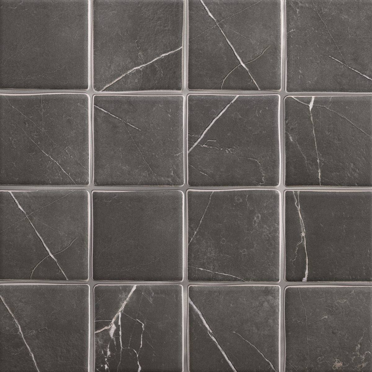 Affinity Tile Istanbul Night 5-in x 5-in Multi-finish Porcelain Marble look Floor and Wall Tile product image