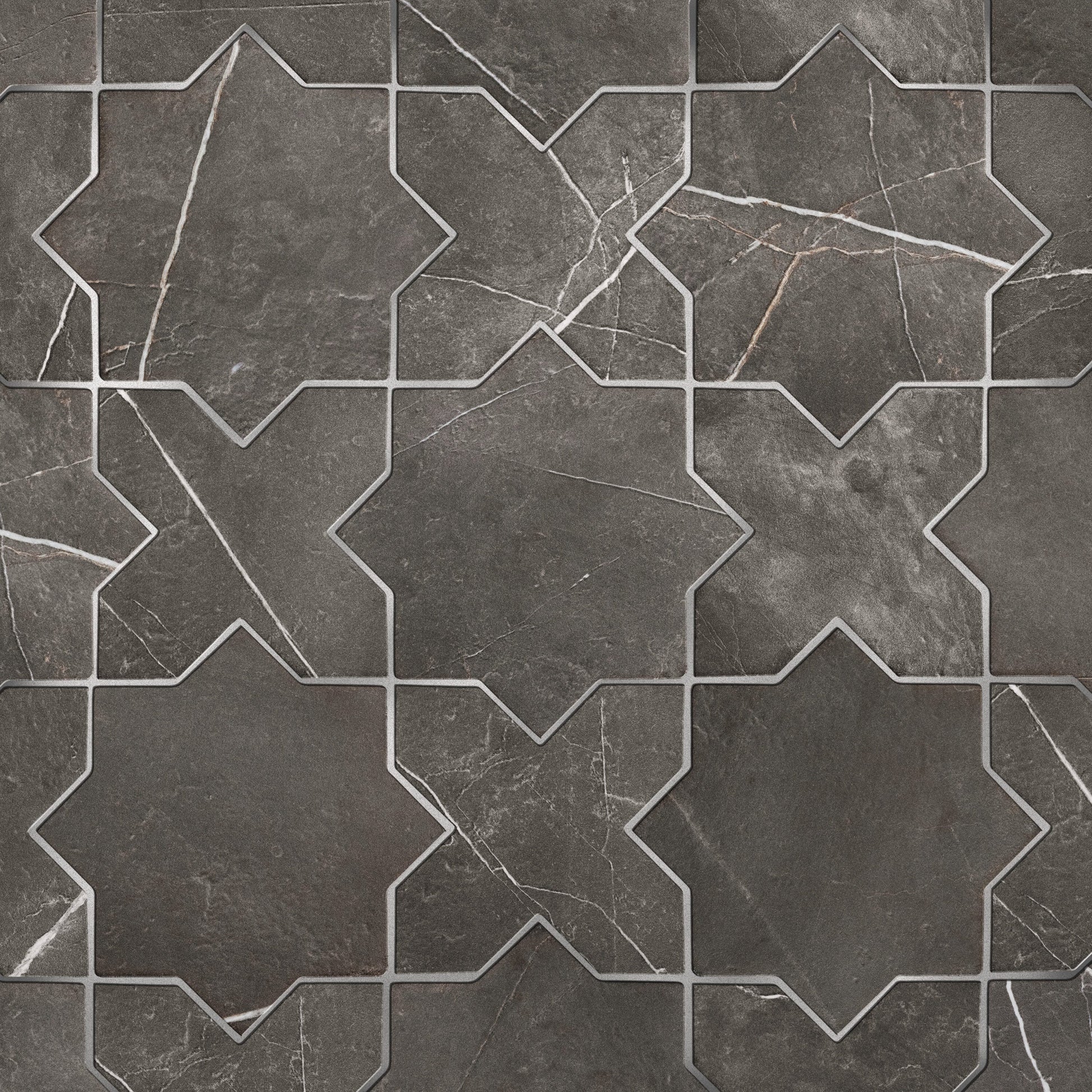Affinity Tile Istanbul Star Night with Night Cross 6-in x 12-in Multi-finish Porcelain Marble look Multi-shaped Floor and Wall Tile product image