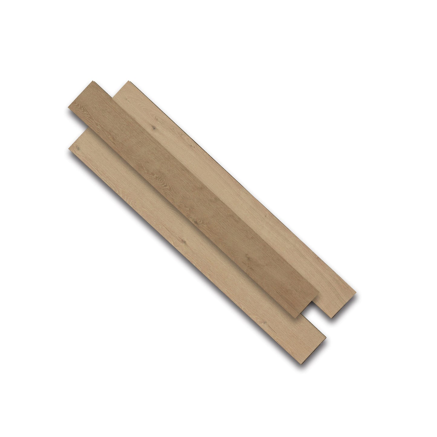 allen + roth Oak Lakeview Geneva hardwood flooring — carton and plank detail