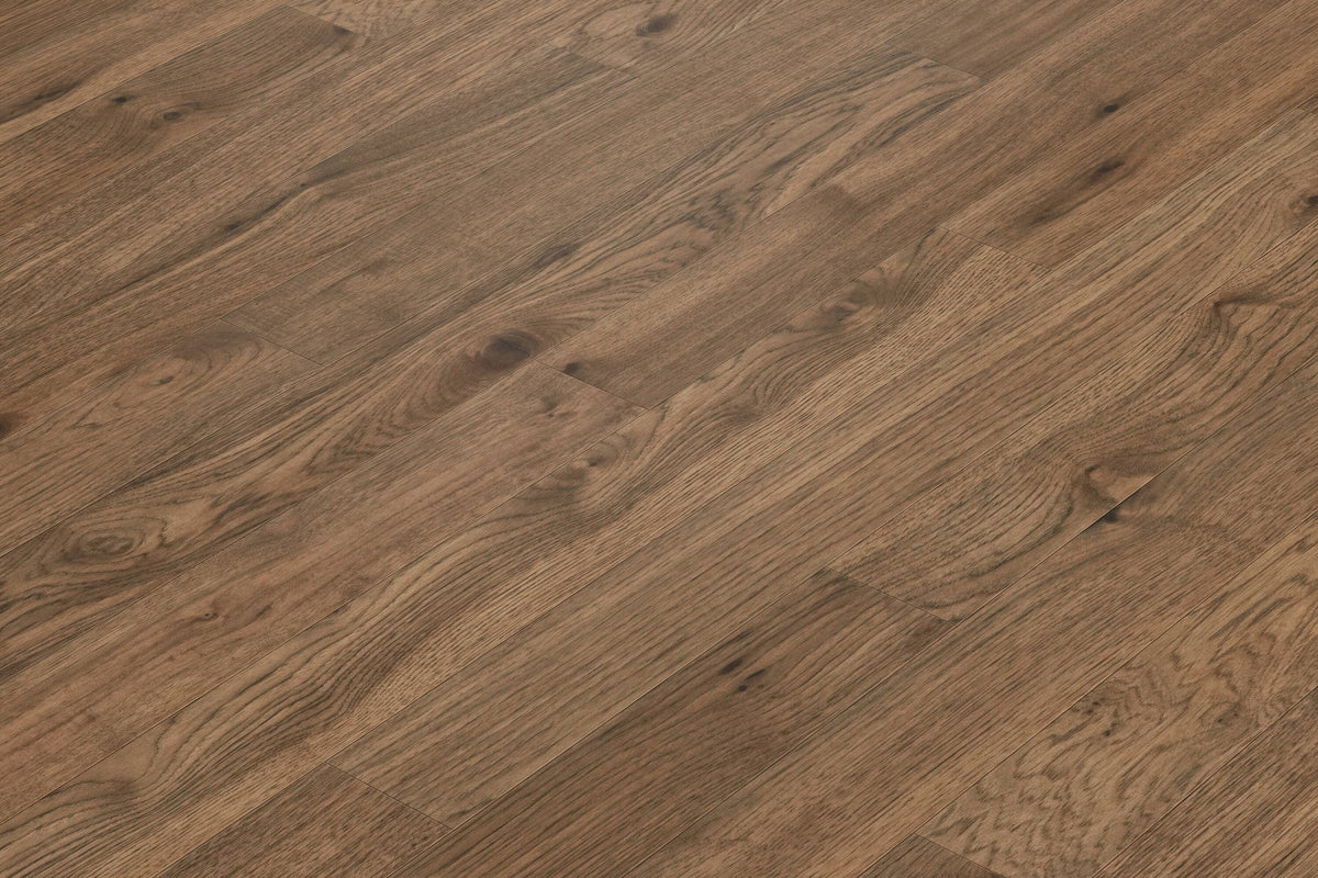 allen + roth Hickory Bromo hardwood flooring — alternate angle
