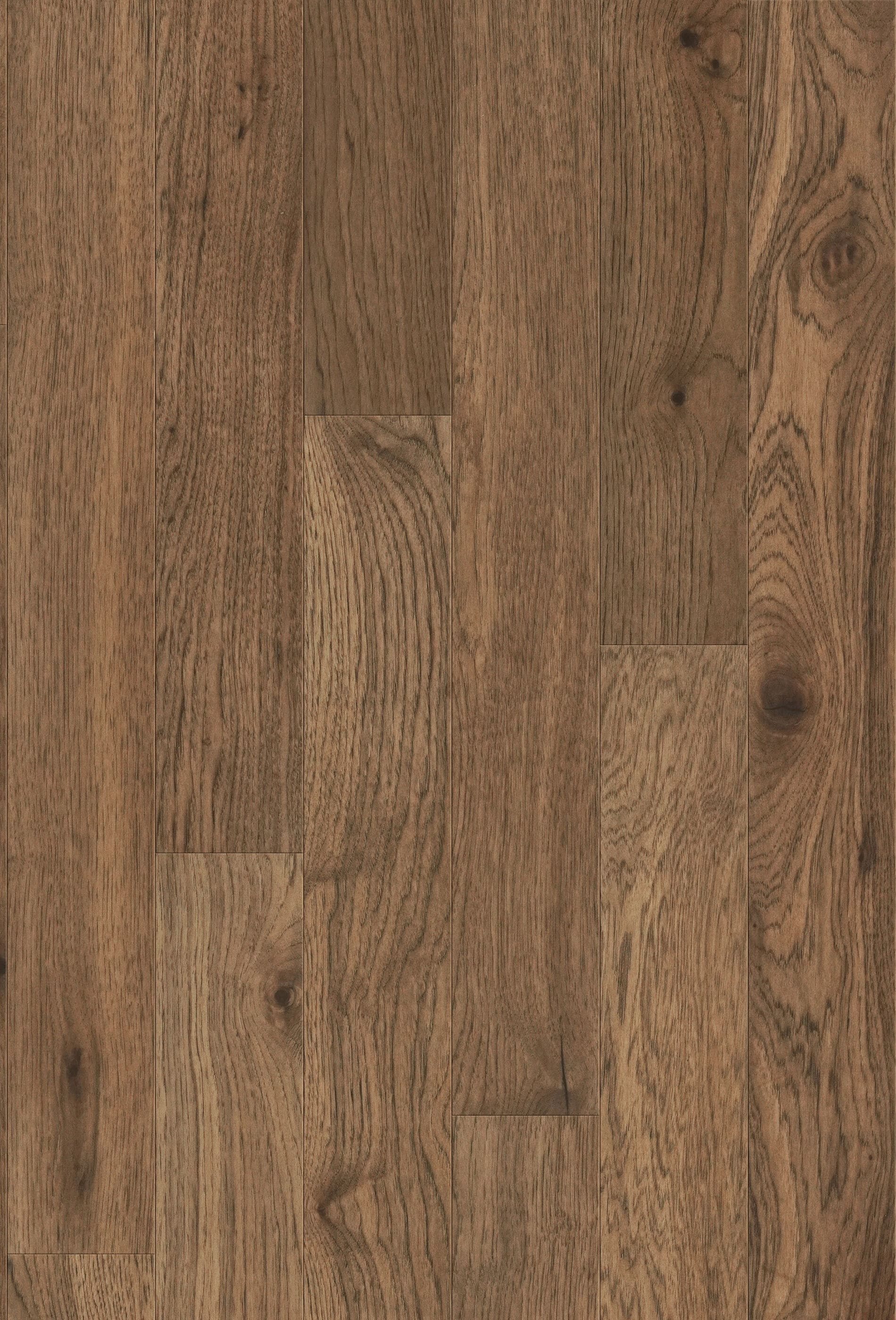 allen + roth Hickory Bromo hardwood flooring — detail view
