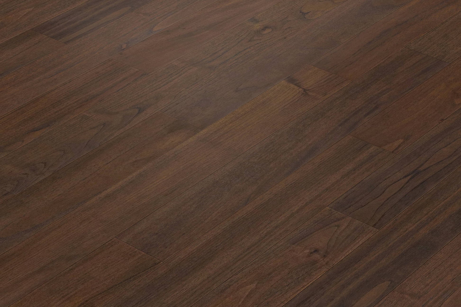 allen + roth Teak Rome hardwood flooring — lifestyle view