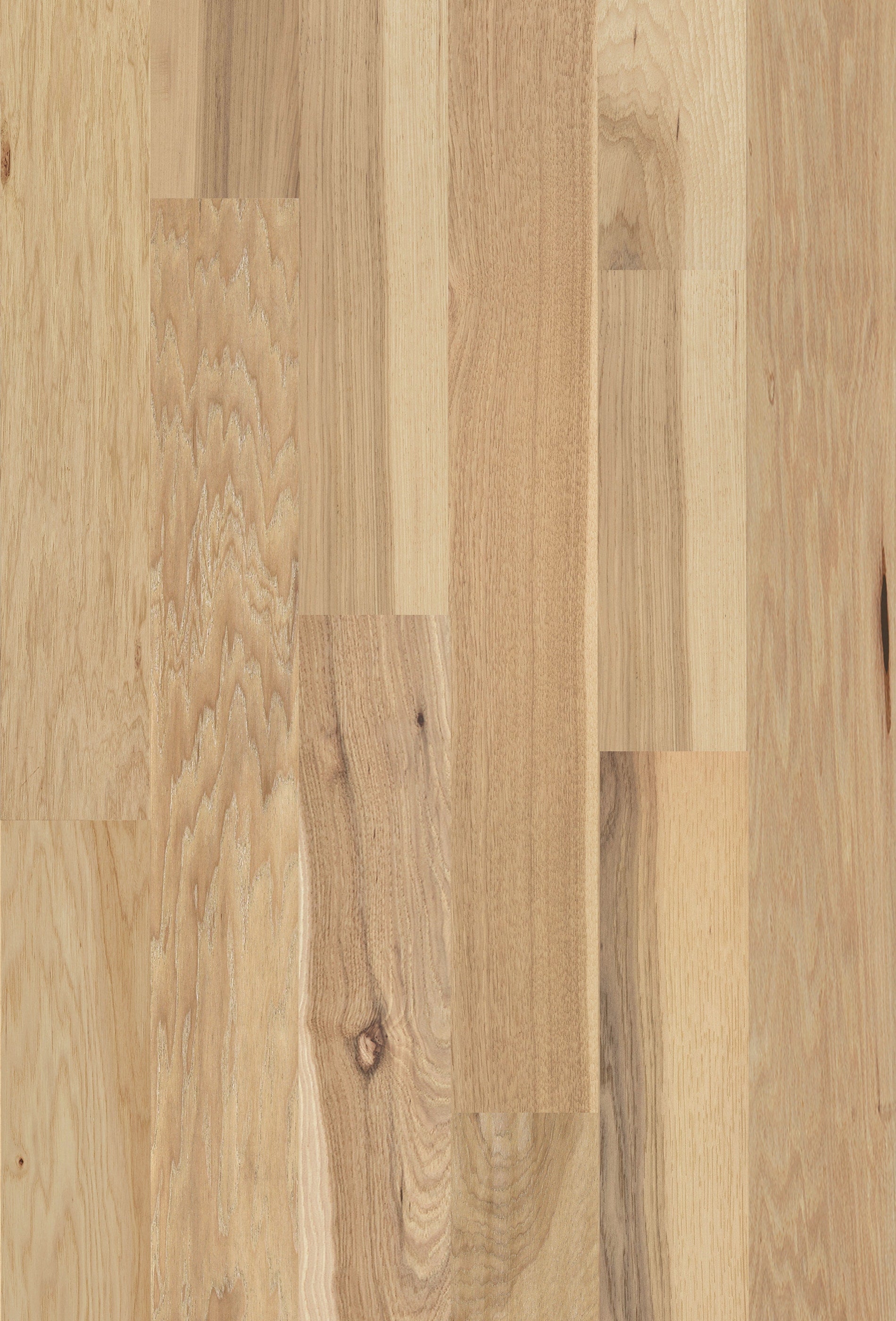 allen + roth Hickory Natural hardwood flooring — detail view