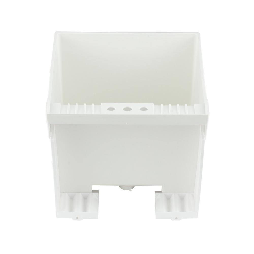 Utilatub 20 in. x 24 in. Structural Thermoplastic Wall-Mount Utility Tub in White - Super Arbor