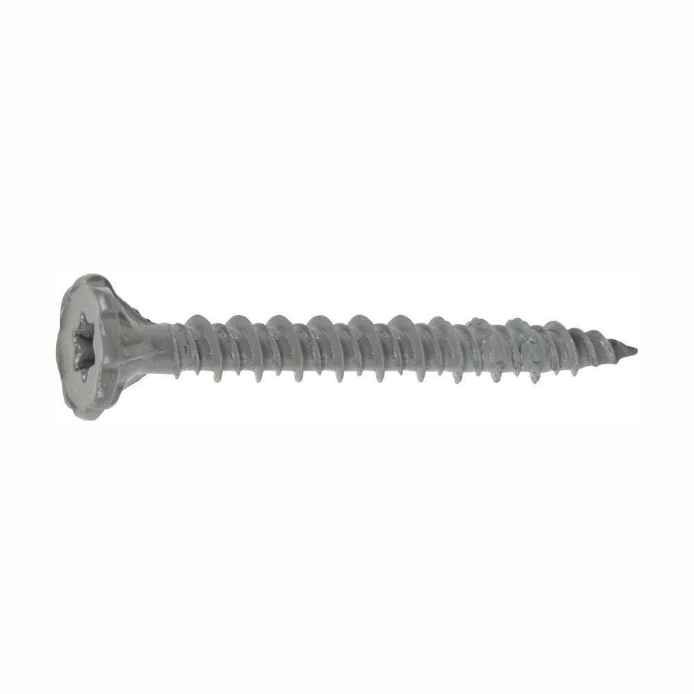 #9 x 1-1/4 in. Serrated Flat Head Star Drive Cement Board Screws (750-Pack)
