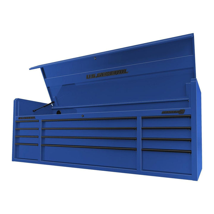 U.S. GENERAL 72 in. x 22 in. Triple Bank Top Chest, Series 3, Blue