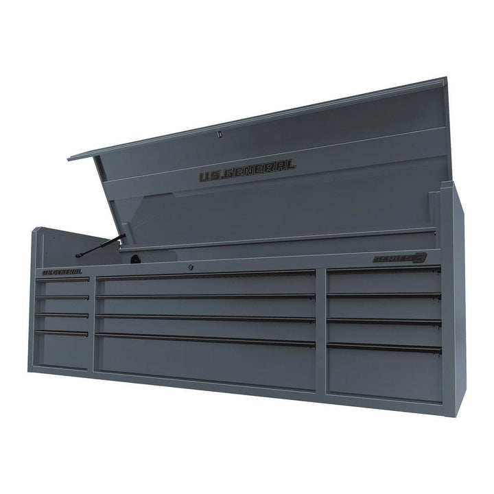 U.S. GENERAL 72 in. x 22 in. Triple Bank Top Chest, Series 3, Slate Gray
