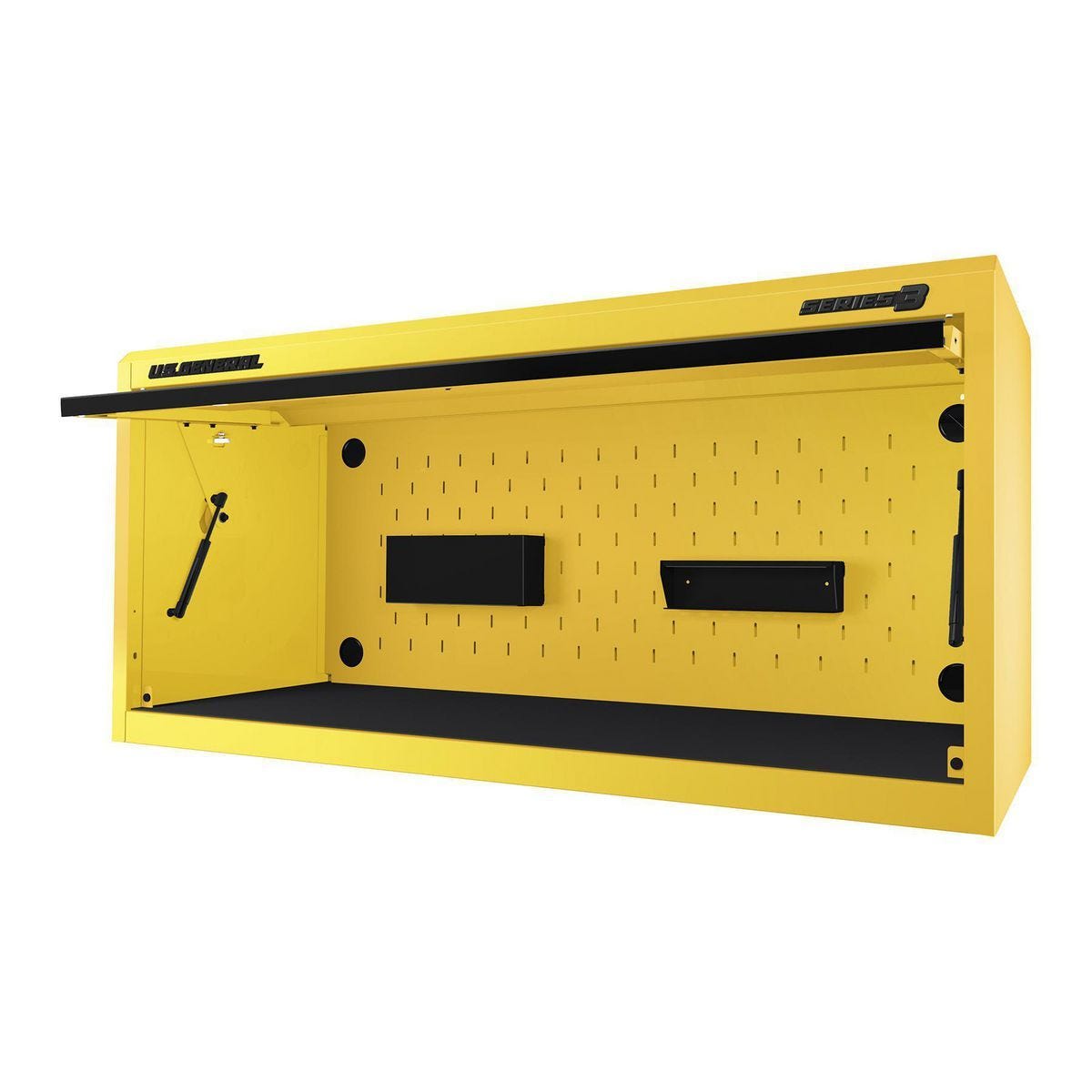U.S. GENERAL 56 in. x 22 in. Work Center Hutch, Series 3, Yellow