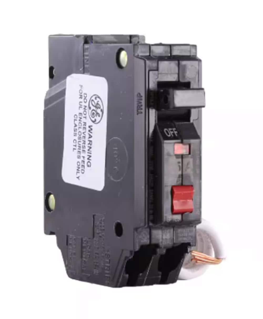 GE Q-Line THQL 15-Amp 1-Pole GFCI Circuit Breaker