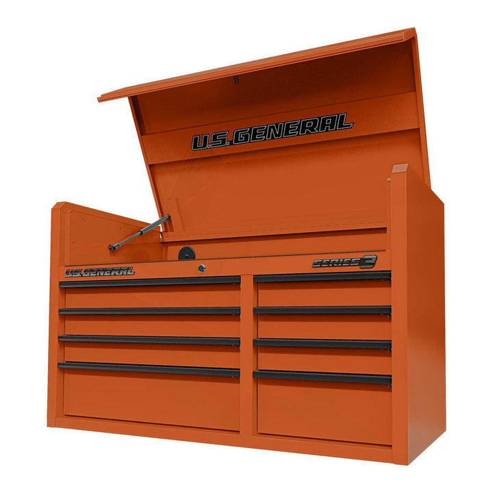 U.S. GENERAL 42 in. x 22 in. Top Chest, Series 3, Orange