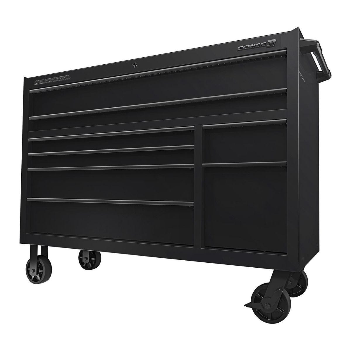 U.S. GENERAL 56 in. x 22 in. Roll Cab, Series 3, Black
