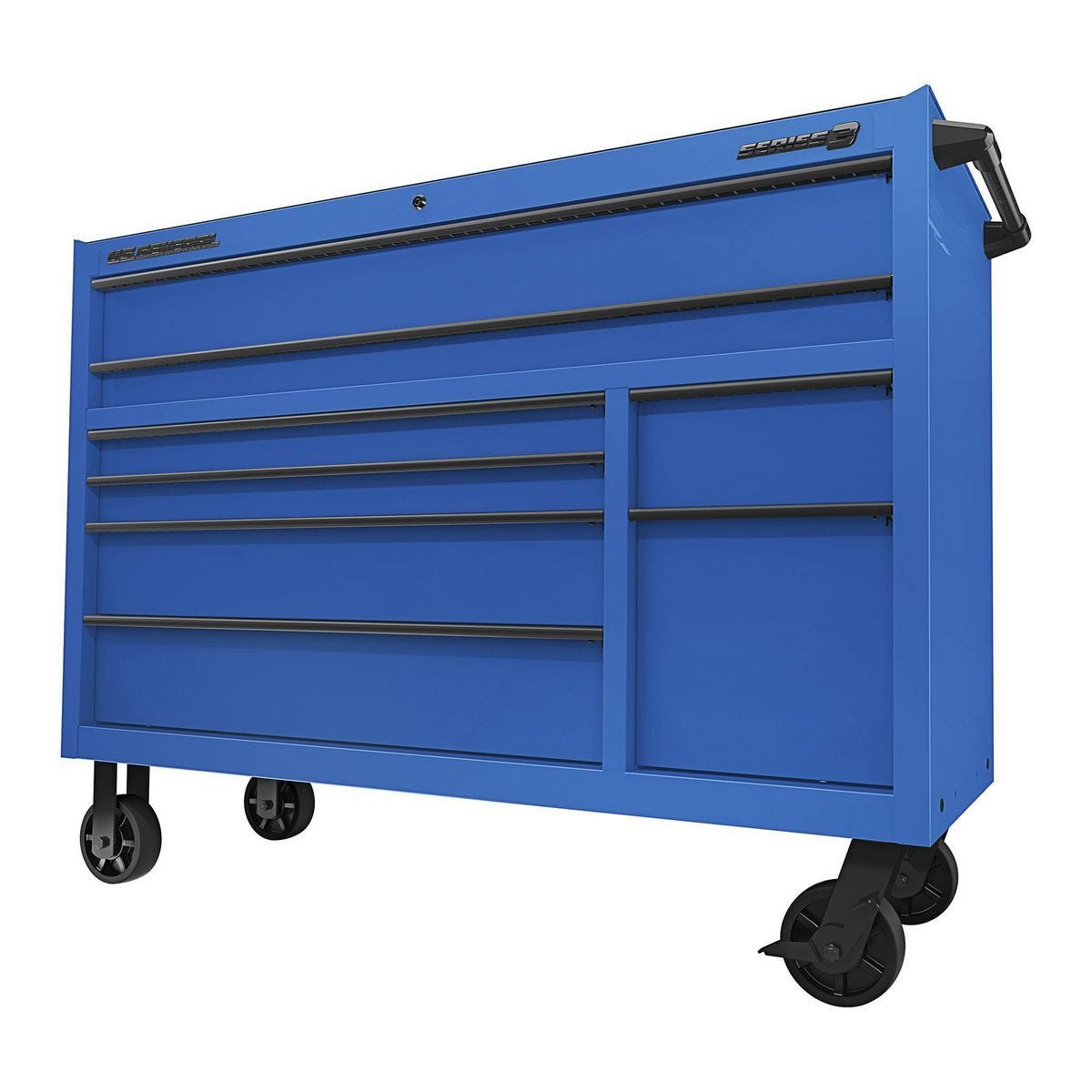 U.S. GENERAL 56 in. x 22 in. Roll Cab, Series 3, Blue