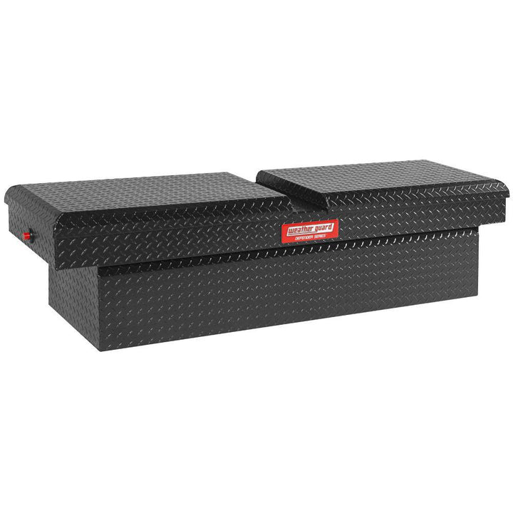 Weather Guard 71.5 Matte Black Aluminum Full Size Crossbed Truck Tool Box - Super Arbor