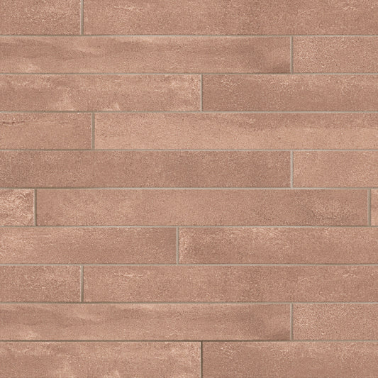 Affinity Tile Tucson Cotto 2-in x 18-in Matte Porcelain Cement look Floor and Wall Tile product image