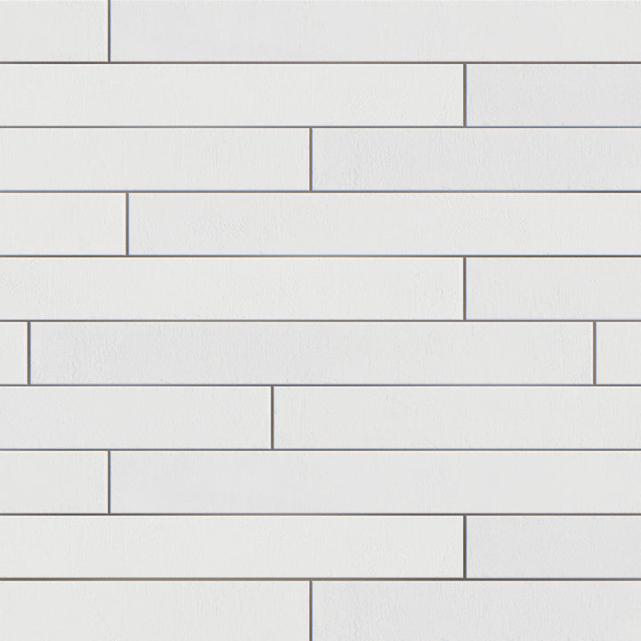 Affinity Tile Tucson Total White 2-in x 18-in Matte Porcelain Cement look Floor and Wall Tile product image