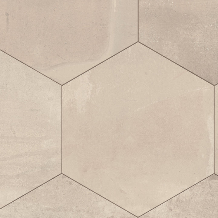 Affinity Tile Argillos Hex Arena 21-in x 24-in Matte Porcelain Cement look Hexagon Floor and Wall Tile product image