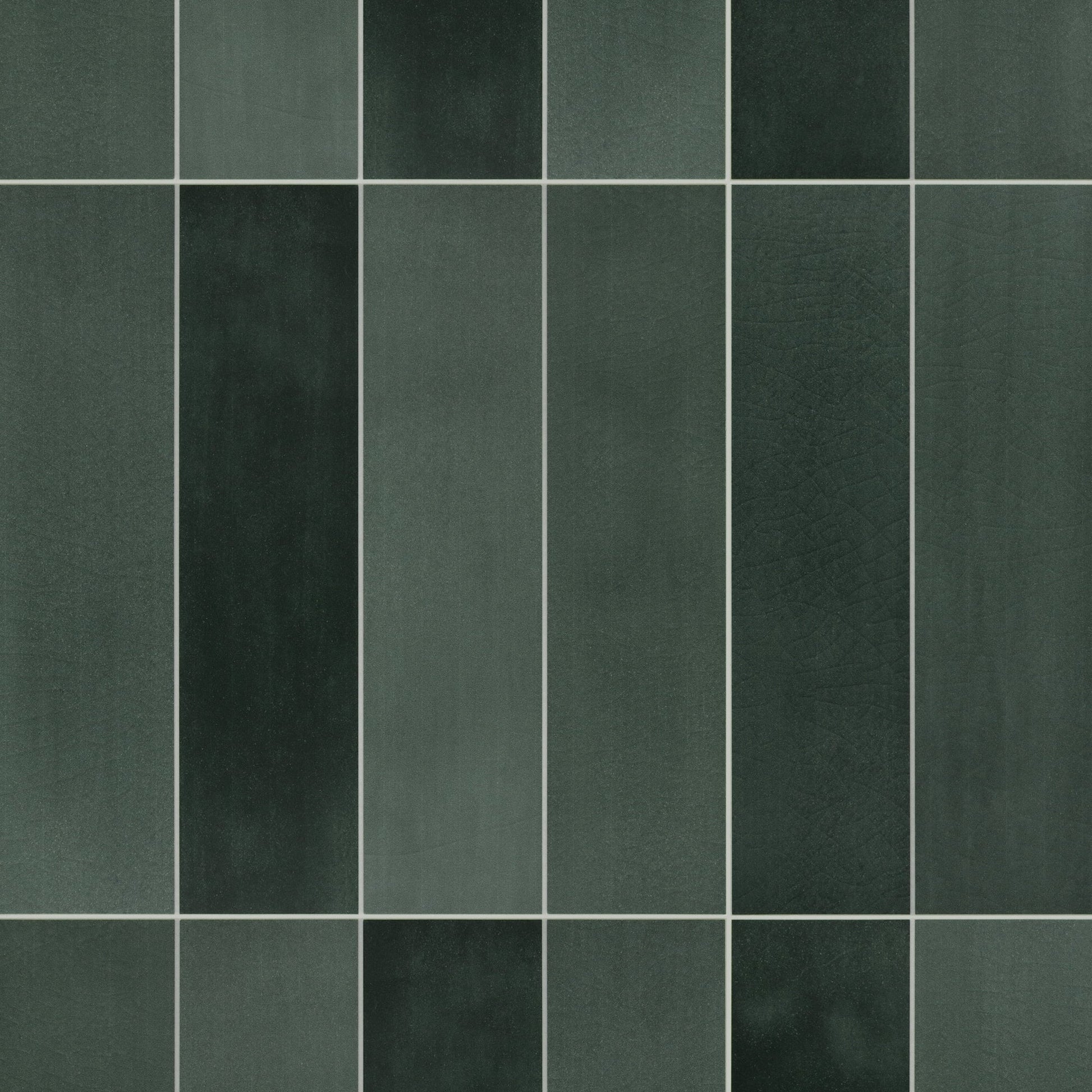 SUNWINGS Green Mixed 9-in x 9-in Matte Composite Handcrafted look Peel and stick Mosaic Wall Tile product image