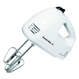 Easy Mix 5-Speed White Hand Mixer