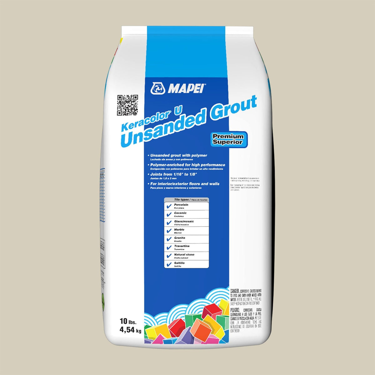 MAPEI Keracolor U Unsanded Grout, Biscuit #5014, 10-lb Bag