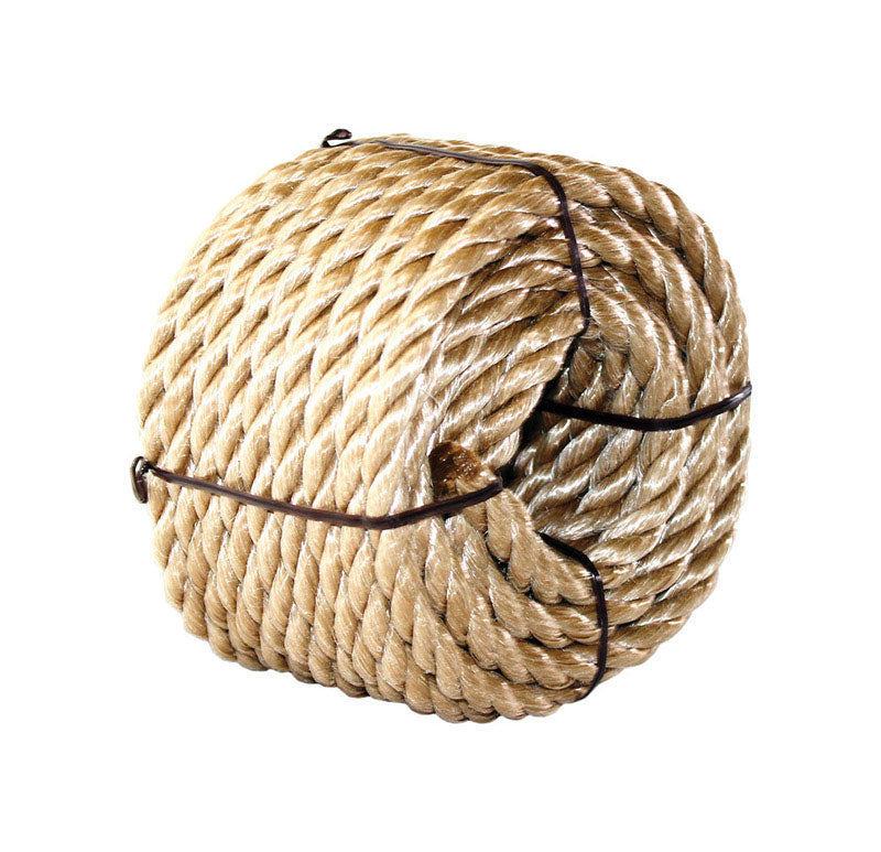 Ace 1/2 in. D x 50 ft. L Brown Twisted Poly Rope