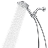 Genta 3-Spray 4 in. Single Wall Mount Handheld Adjustable Shower Head in Chrome - Super Arbor