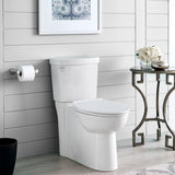 American Standard Clean White WaterSense Elongated Chair Height 2-Piece Toilet, 12-in Rough-In, 1.28 GPF, Includes Seat