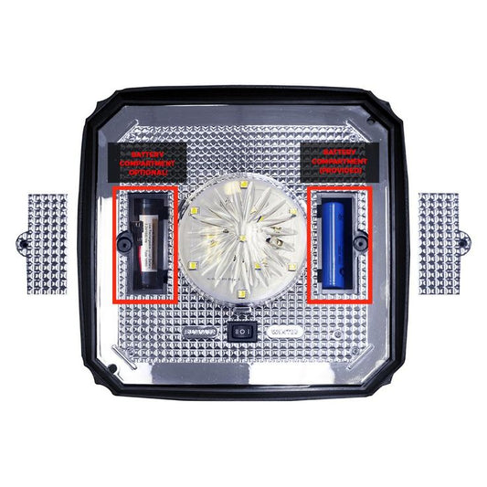 Baytown II Black Resin Outdoor Integrated LED Solar Post/Wall Light with Bright-White LEDs