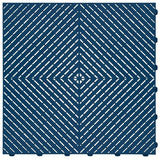 Swisstrax 15.75 in. x 15.75 in. Silver Ribtrax Smooth ECO Flooring (6-Tile/pack) (10 sq. ft.)