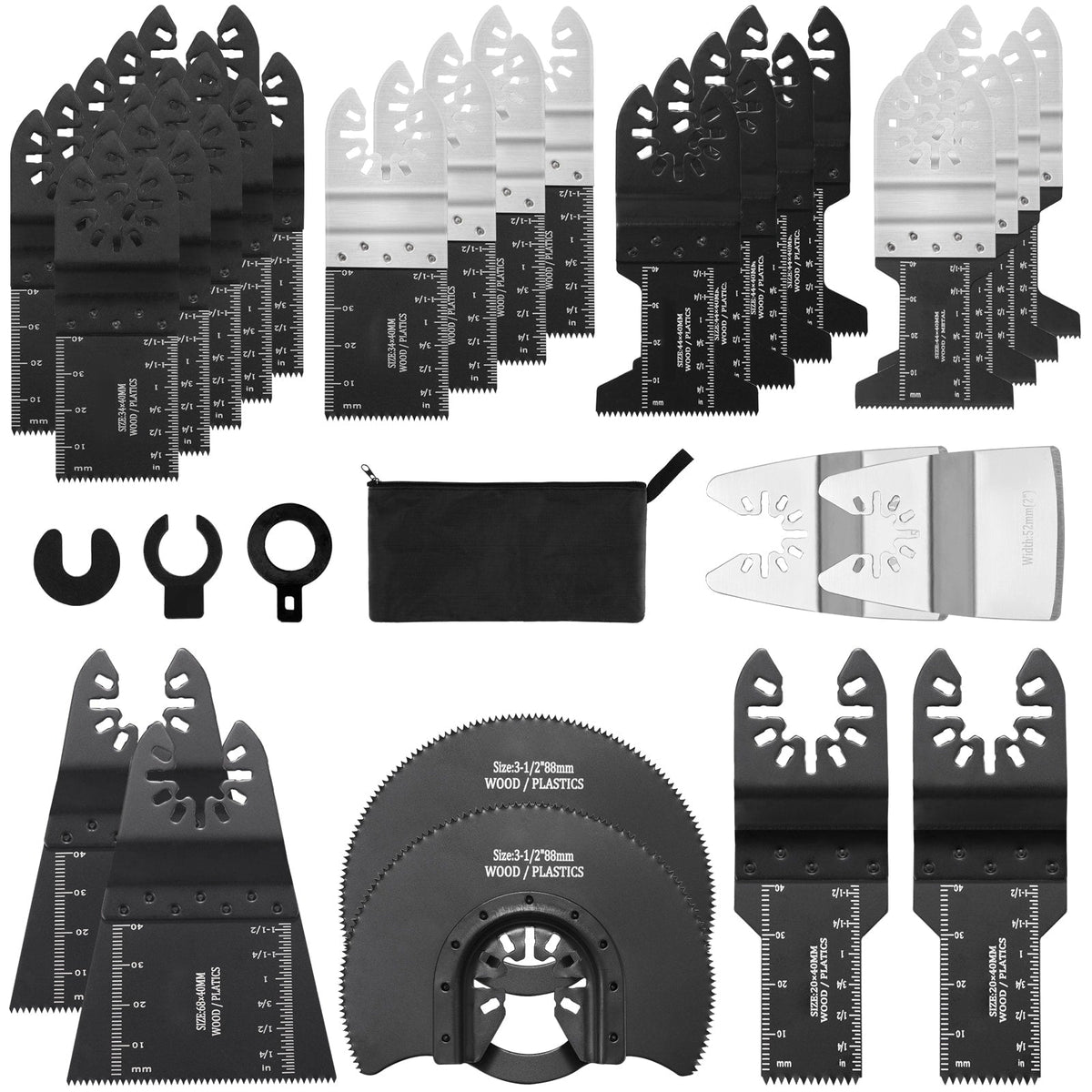 30 -Pack High carbon steel Oscillating Tool Blade