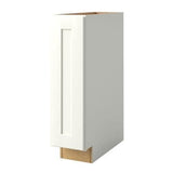 allen + roth Aveley 9-in W x 34.5-in H x 24-in D Linen Maple Door Base Semi-Custom Cabinet
