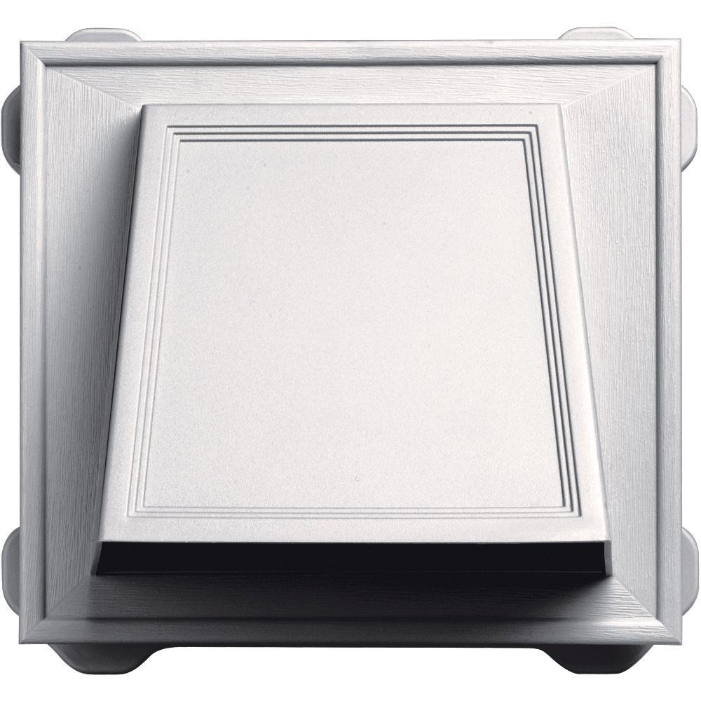 6 in. Hooded Siding Vent #117-Bright White - Super Arbor