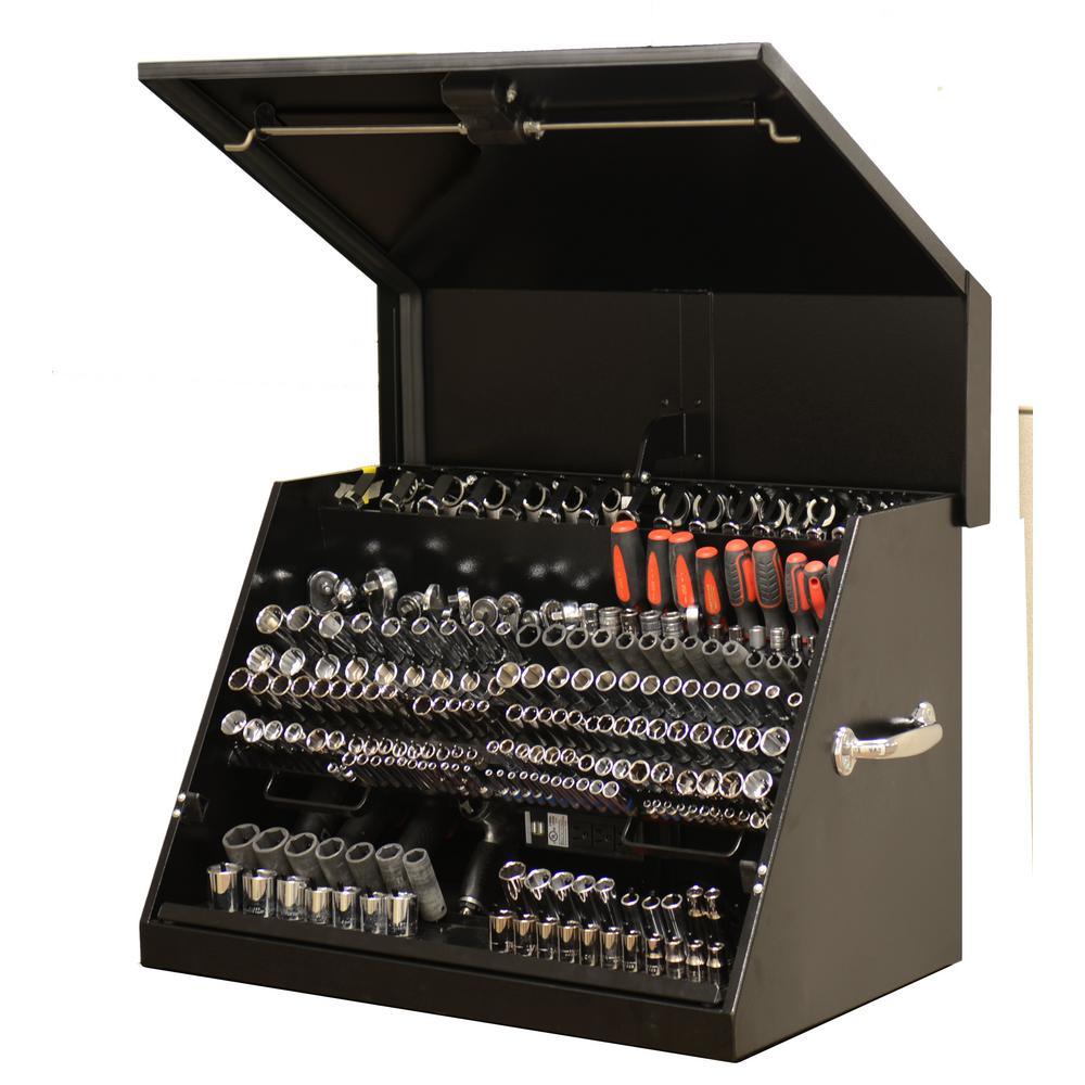 PWS Series 30 in. Deluxe Extreme Portable Workstation, Black - Super Arbor