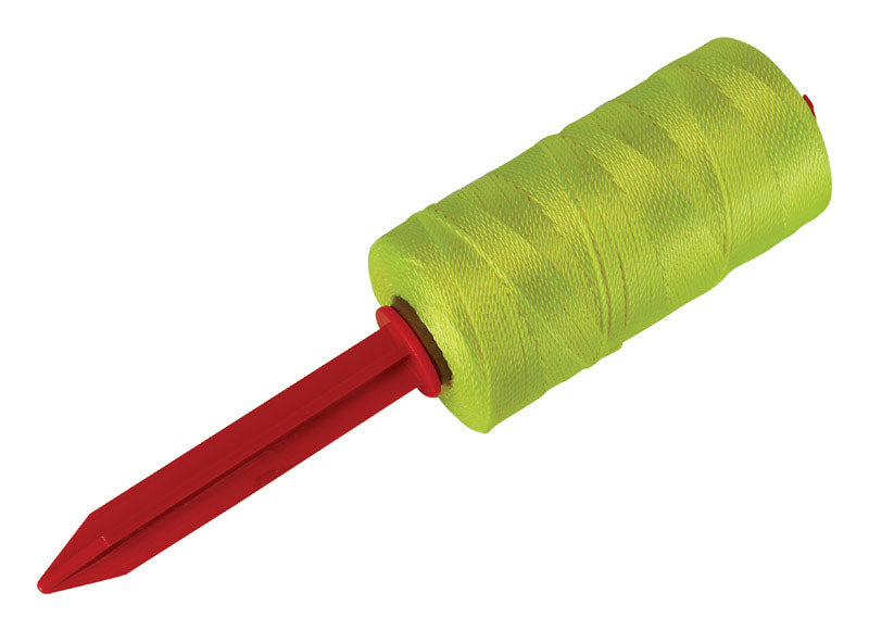 Ace #18 x 1050 ft Yellow Twisted Nylon Mason Line with Dispenser