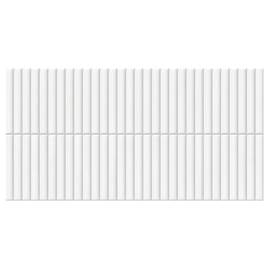 Giorbello Lingot White 12-in x 24-in Glazed Porcelain Subway Wall Tile product image