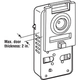 200 Degree Door Viewer and Chime - Super Arbor