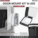 Rev-A-Shelf 35-Quart Plastic Soft-Close Pull-Out Trash Can, Dual Bins