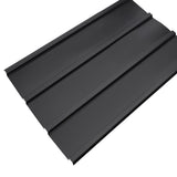 Arrow Steel Panels 2-ft x 4-ft Corrugated Anthracite Galvanized Steel Roof Panel, 8-Pack (PAN4527AN)