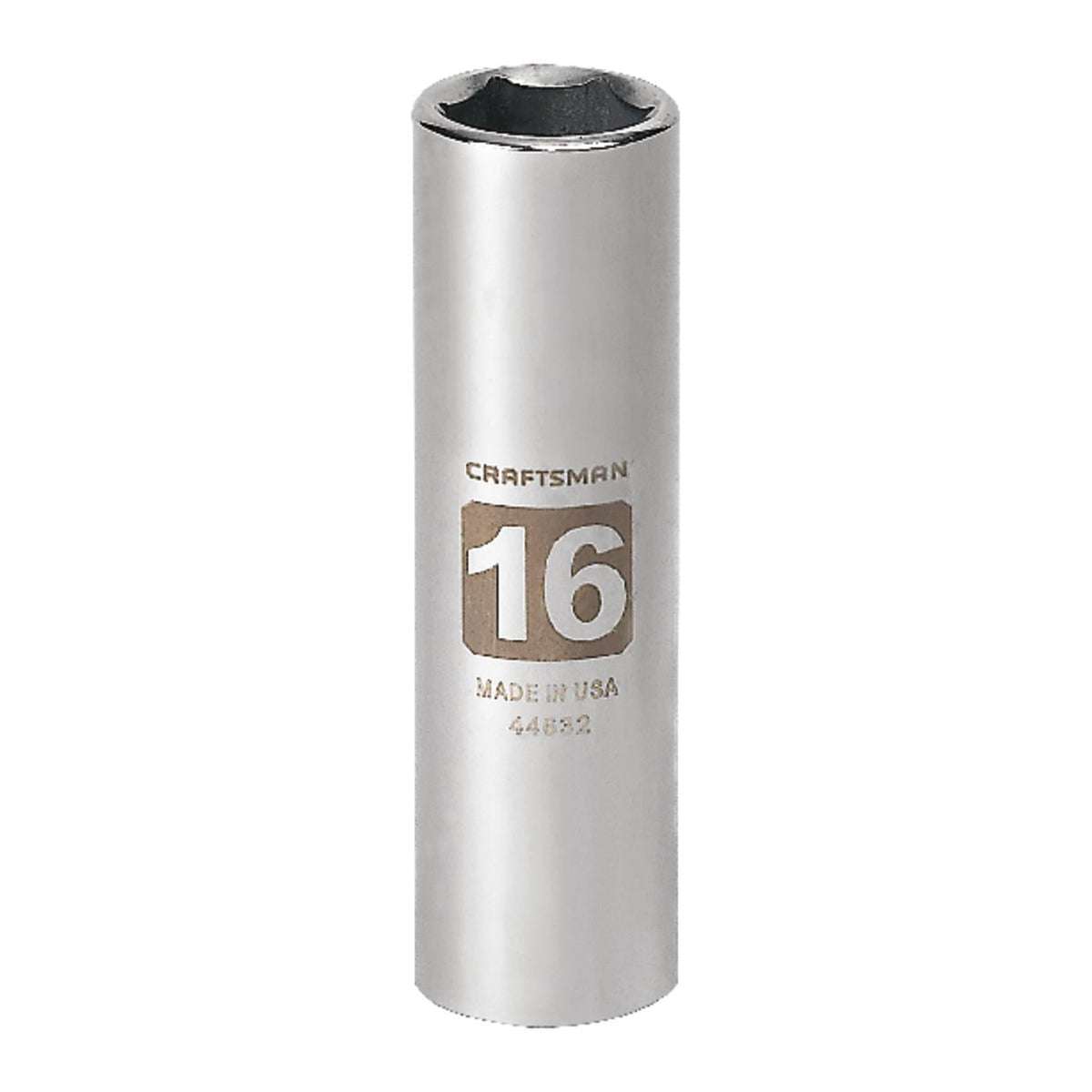 Craftsman 16mm Metric Deep Socket - 1/2" Drive, 6 Point