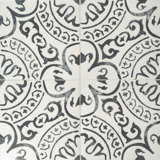 MSI Paloma Encaustic 8 in. x 8 in. Matte Porcelain Floor and Wall Tile (5.33 sq. ft. /case)