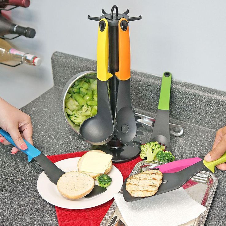 Kitchen Pieces with Holder (Set of 7)