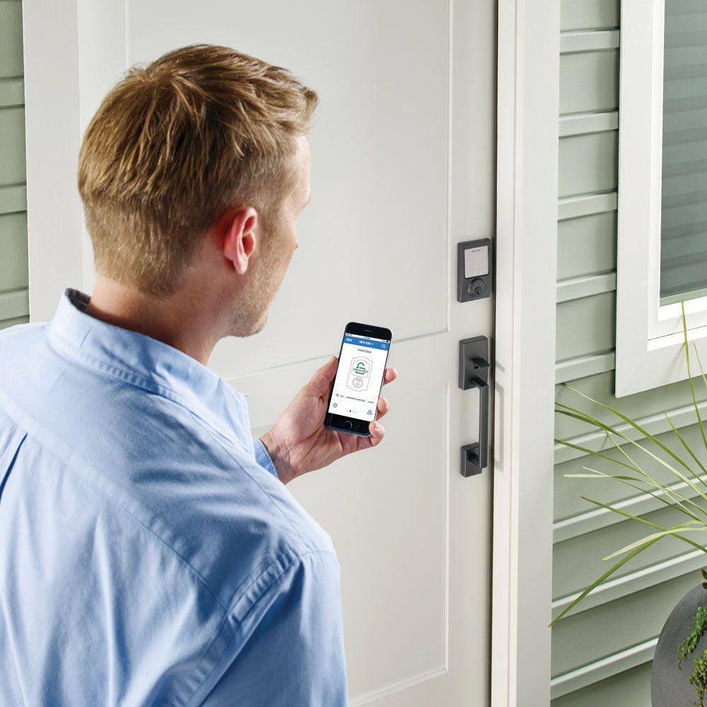 Century Matte Black Sense Smart Door Lock - Super Arbor