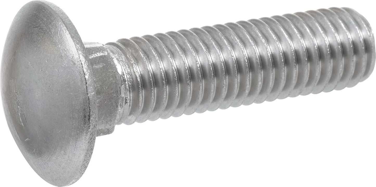 Hillman 1/4 in. x 1 in. Stainless Steel Carriage Bolt, 50-Pack