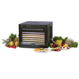 Sedona Rawfood 9-Tray Black Food Dehydrator with Temperature Control