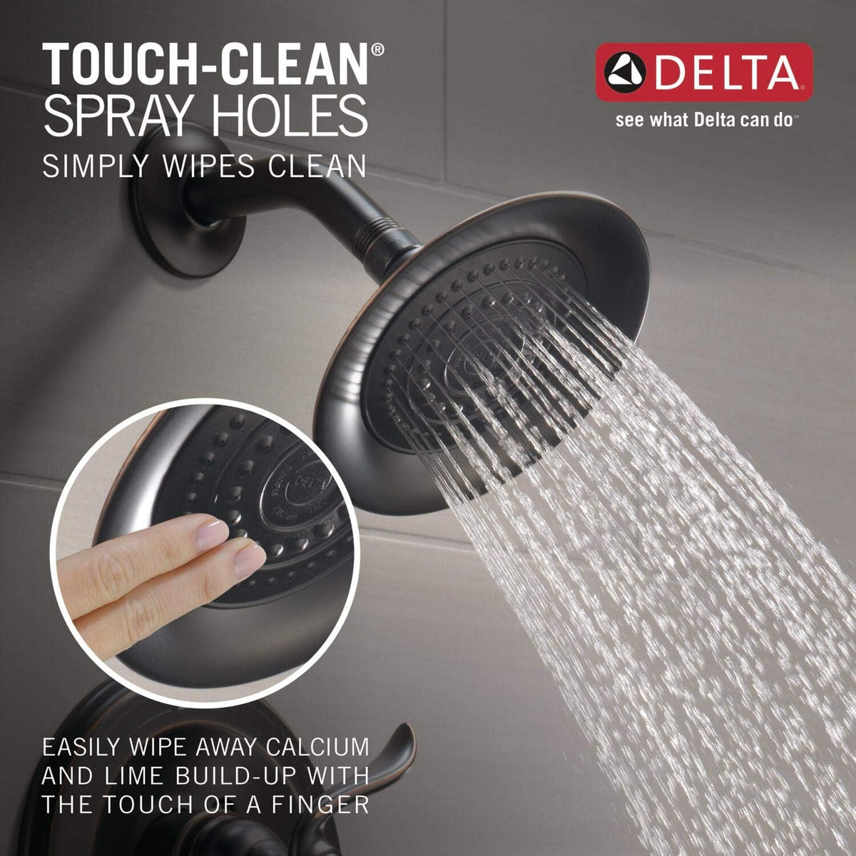 Delta Windemere Tub & Shower Trim Kit, Oil Rubbed Bronze, Single-Spray Head