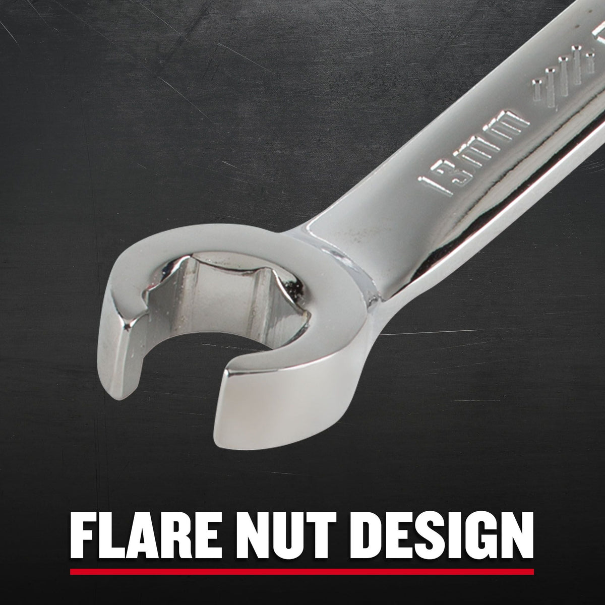 CRAFTSMAN 5-Piece 6-Point Metric Flare Nut Open-End Wrench Set with Hard Case
