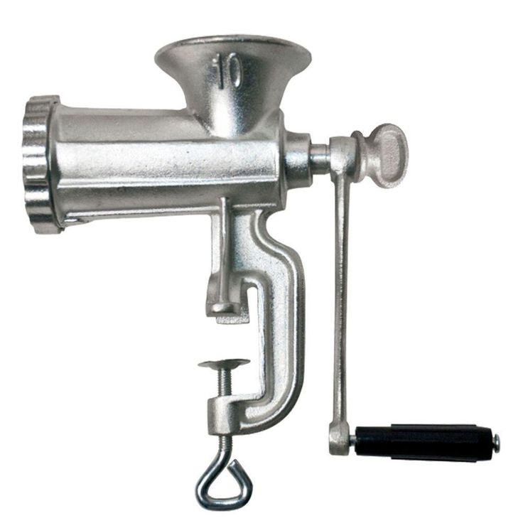 Chard Collection No. 10 400 Cast Iron with Stainless Steel Blade Hand Meat Grinder