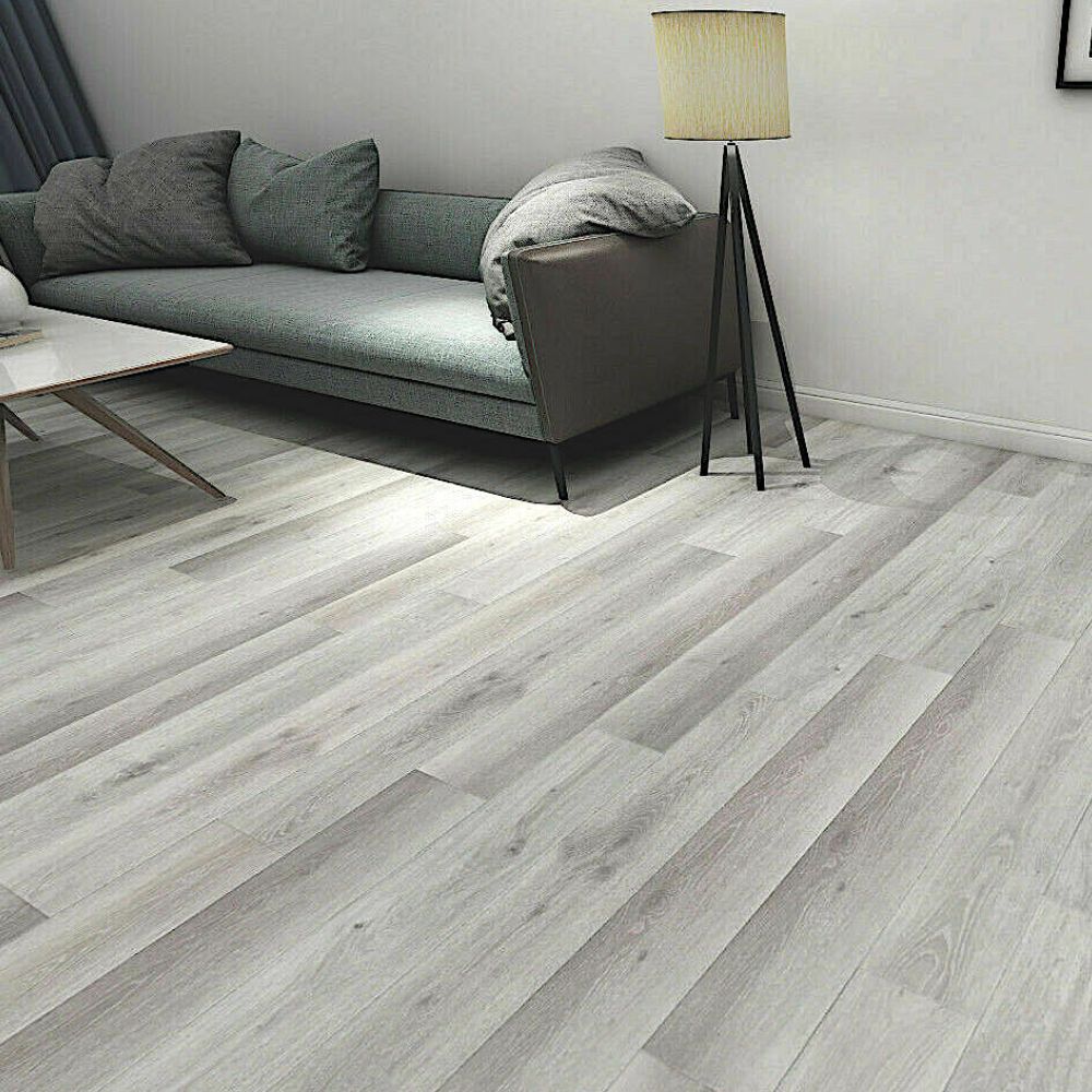 Deco Products HYDROSTOP Bahamas Sands 7-in x 48-in Rigid Core Waterproof Interlocking Luxury Vinyl Plank Flooring, 5.2‑mm, 20‑mil Wear Layer (24-sq ft/carton)